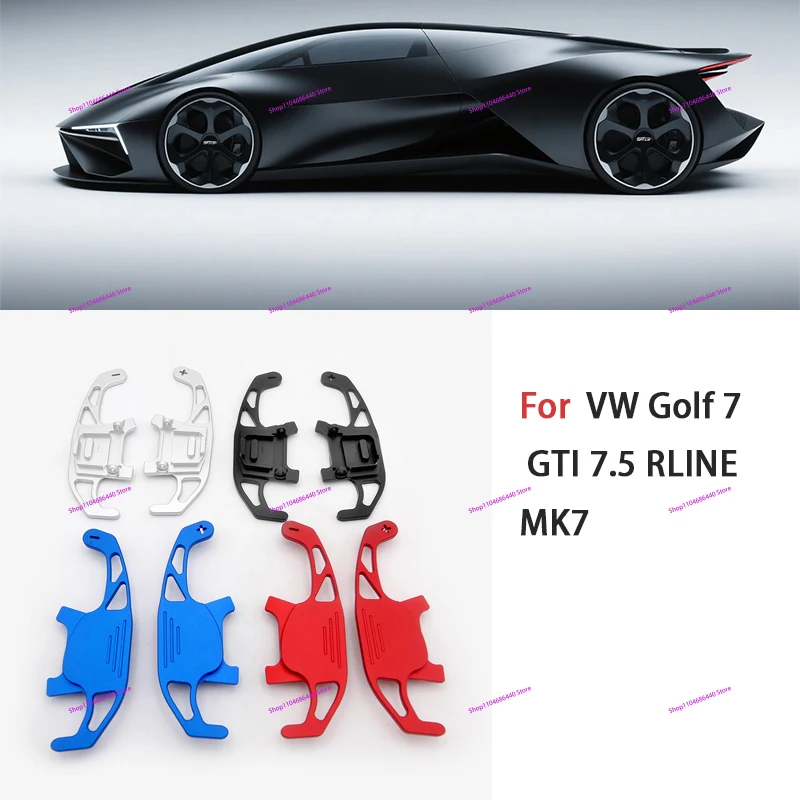 For VW Golf 7 GTI 7.5 RLINE MK7 Car steering wheel shift paddles Aluminum shift paddles Modified parts Car accessory
For VW Golf 7 GTI 7.5 RLINE MK7 Car steering wheel shift paddles Aluminum shift paddles Modified parts Car accessory