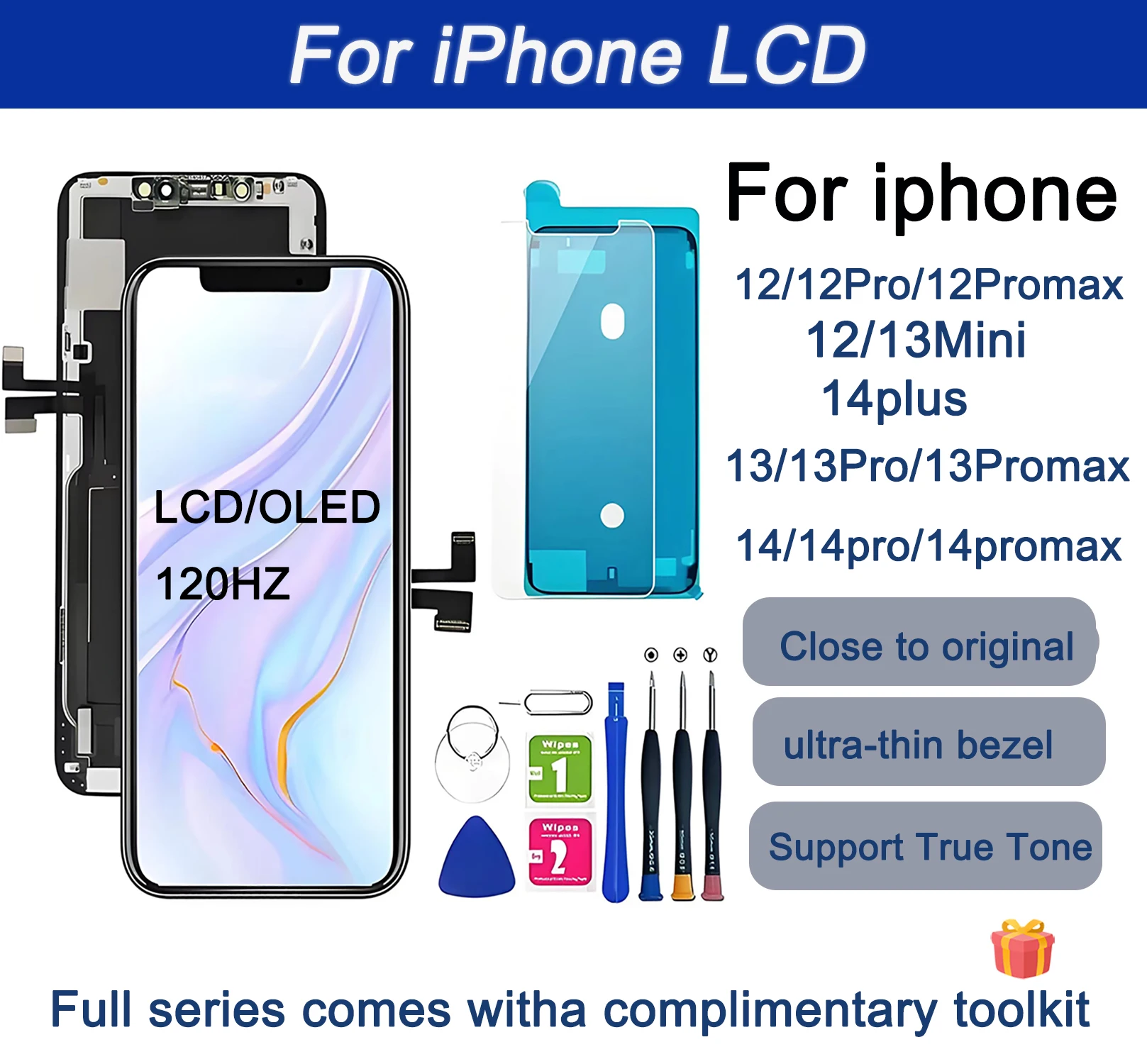 HQESTARX Replacement For Phone 12 ProDisplay 13 pro 14Pro Max Touch Screen Digitizer Repair partsDisplay 3DReplacement assembly
HQESTARX Replacement For Phone 12 ProDisplay 13 pro 14Pro Max Touch Screen Digitizer Repair partsDisplay 3DReplacement assembly