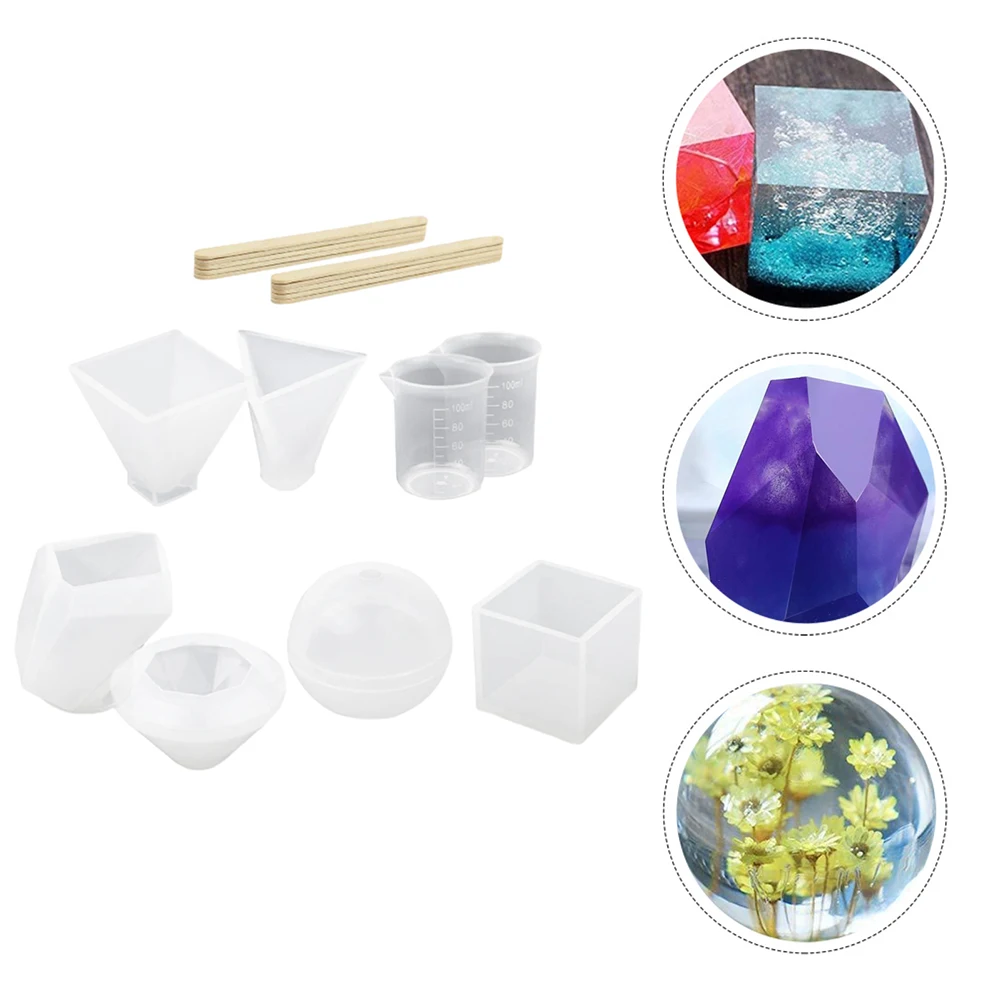 Silicone Mold Set for Soap Making Epoxy Resin Molds Geometric Shapes DIY Craft Supplies Adornment Tools Handmade Gifts
Silicone Mold Set for Soap Making Epoxy Resin Molds Geometric Shapes DIY Craft Supplies Adornment Tools Handmade Gifts