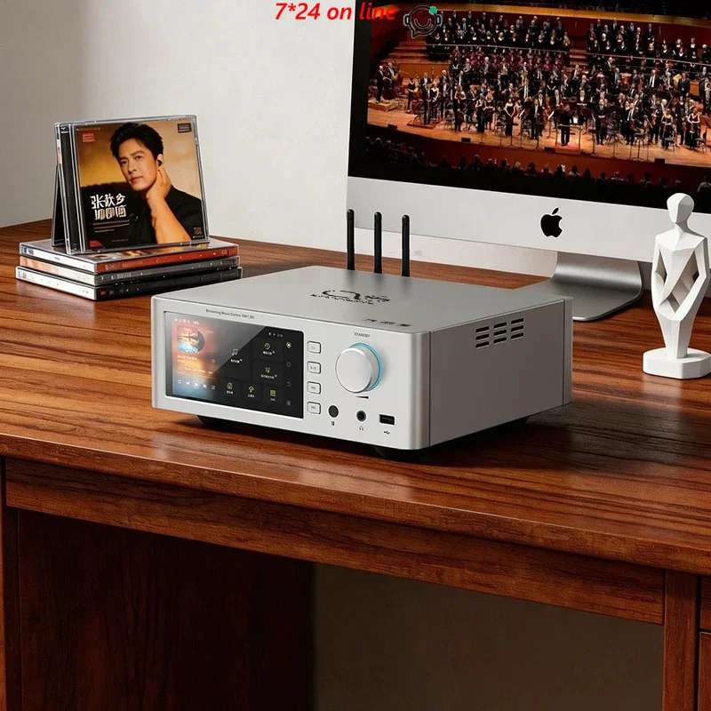 SHANLING SM1.3R Android-плеер для онлайн-стриминга с R2R DAC, Hi-Fi проигрыватель музыки без потерь, поддержка USB/HDD/Bluetooth 5.2
SHANLING SM1.3R Android-плеер для онлайн-стриминга с R2R DAC, Hi-Fi проигрыватель музыки без потерь, поддержка USB/HDD/Bluetooth 5.2