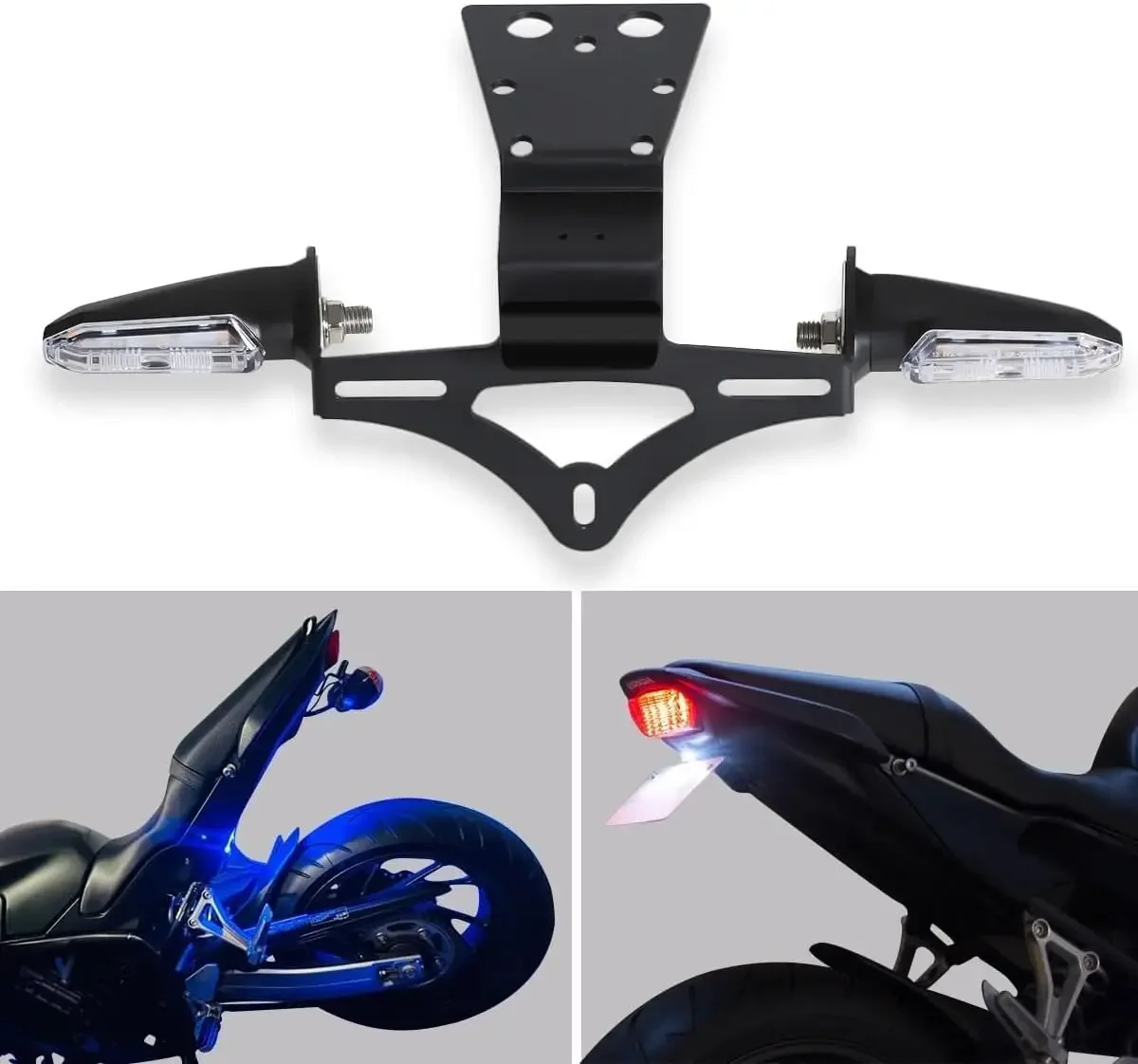 FOR HONDA CB650F 2014-2024 Fender Eliminator Kit LED Indicator Turn Signal Blinker License Plate Holder Tail Tidy Compatible
FOR HONDA CB650F 2014-2024 Fender Eliminator Kit LED Indicator Turn Signal Blinker License Plate Holder Tail Tidy Compatible