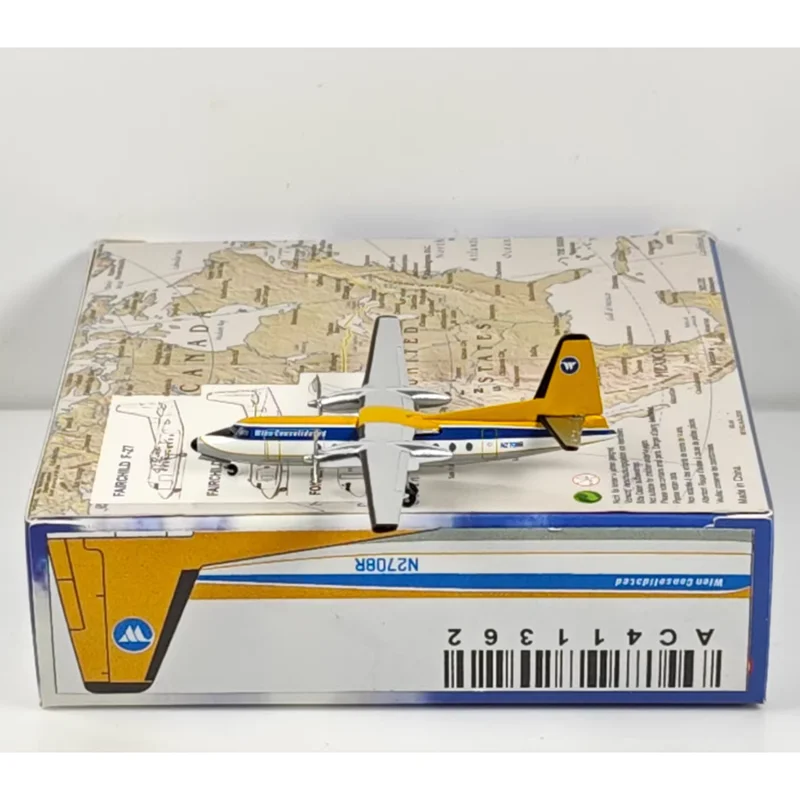 AeroClassics 1/400 Scale Canada Wayne United Airlines F-27 N2708R Die-cast Alloy Aircraft Model Collectible Decorative Item Toy
AeroClassics 1/400 Scale Canada Wayne United Airlines F-27 N2708R Die-cast Alloy Aircraft Model Collectible Decorative Item Toy