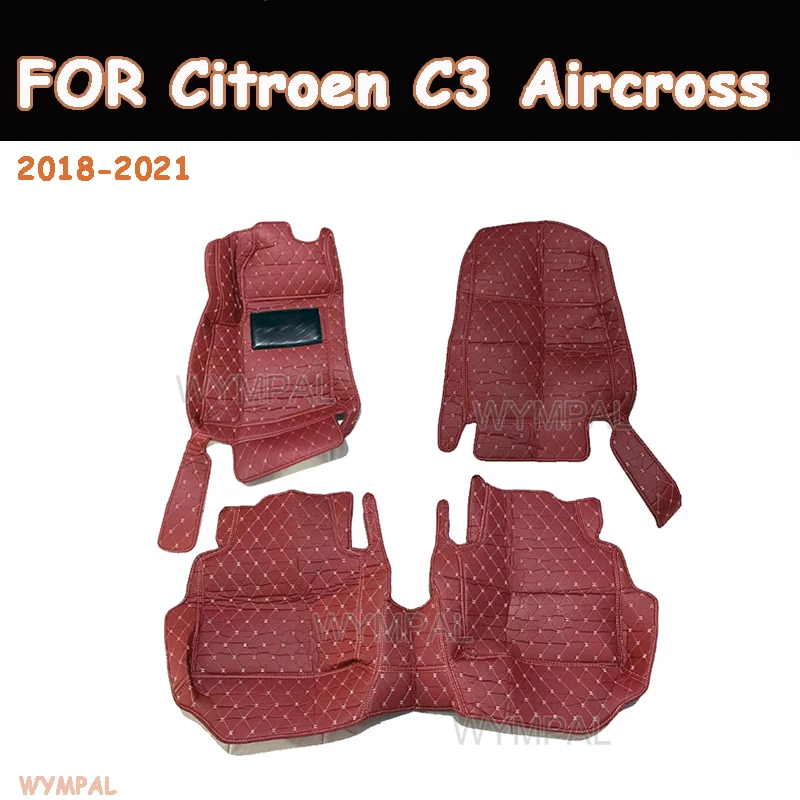 Custom Leather Car Floor Mats For CITROEN c3 aircross 2018 2019 2020 2021 set Automobile Carpet Rugs Foot Pads
Custom Leather Car Floor Mats For CITROEN c3 aircross 2018 2019 2020 2021 set Automobile Carpet Rugs Foot Pads