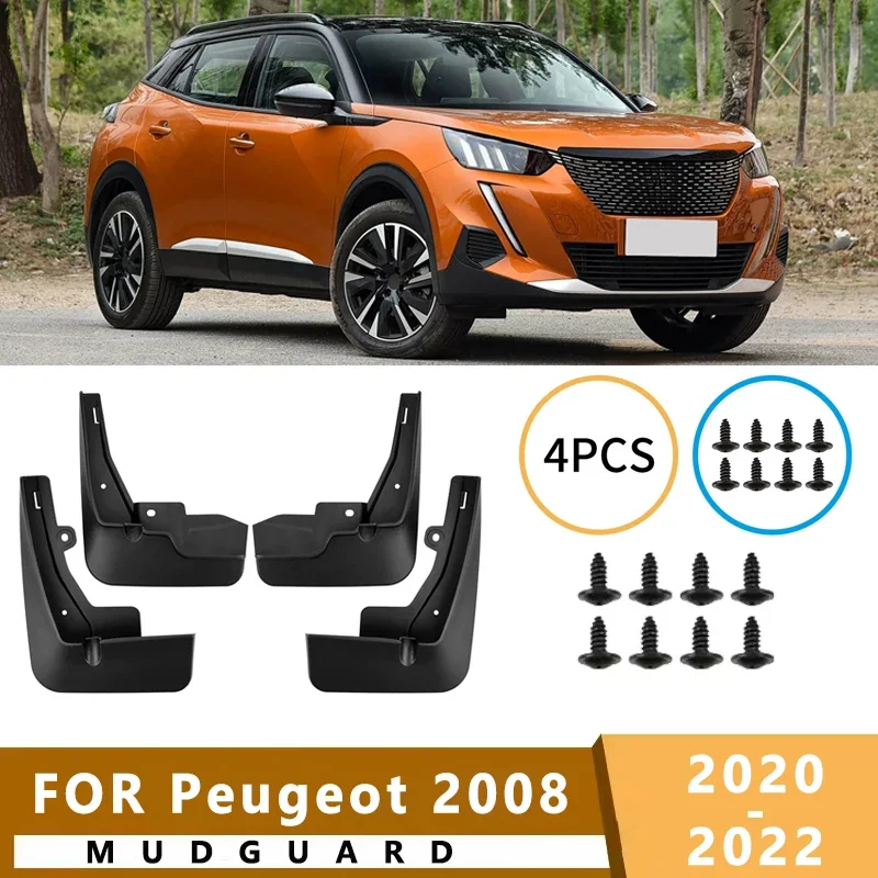 Mud Flaps Fit for Peugeot 2008 2020-2022 2021 Mudguards Tire Fenders Splash Proof Accessories Wheel Guards 4ps
Mud Flaps Fit for Peugeot 2008 2020-2022 2021 Mudguards Tire Fenders Splash Proof Accessories Wheel Guards 4ps