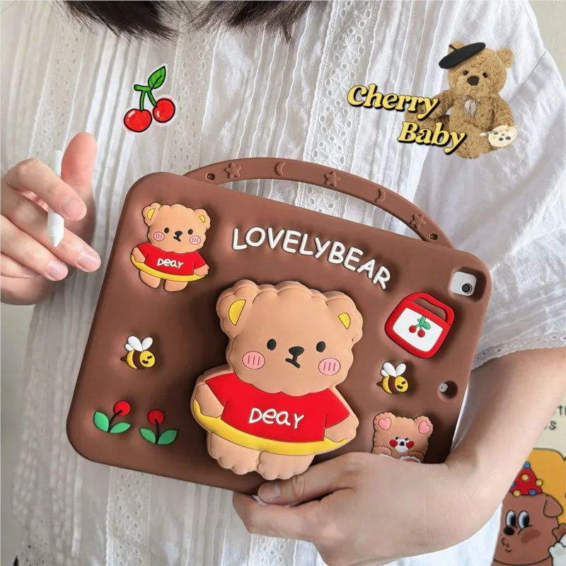 Kawaii 3D Cartoon Bear Silicone Shockproof Tablet Case For Redmi pad SE 11inch Redmi pad 2 11inch Kids Protective Cover
Kawaii 3D Cartoon Bear Silicone Shockproof Tablet Case For Redmi pad SE 11inch Redmi pad 2 11inch Kids Protective Cover