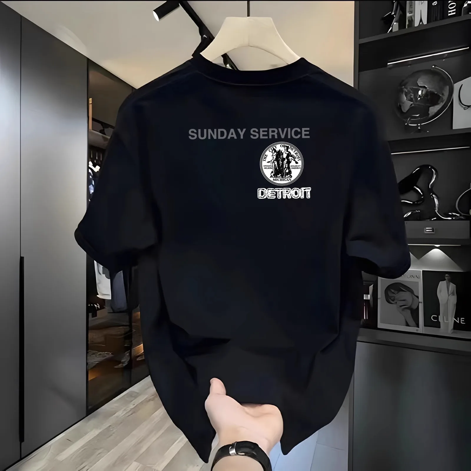 2025 New American Cotton Short Sleeve T-shirt Men's Summer Fashion Brand Fashion All Round Neck White T-shirt Men's Style
2025 New American Cotton Short Sleeve T-shirt Men's Summer Fashion Brand Fashion All Round Neck White T-shirt Men's Style