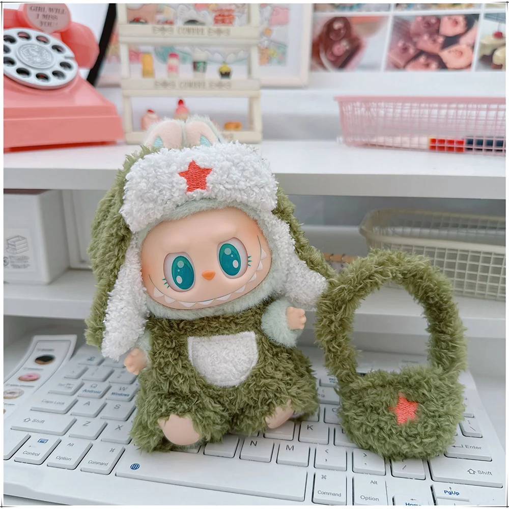 Plush Animal Clothing Set Accessories for 17cm Labubu Doll Cute Animal Hoodie DIY Clothing No Dolls
Plush Animal Clothing Set Accessories for 17cm Labubu Doll Cute Animal Hoodie DIY Clothing No Dolls