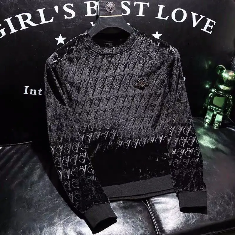 Высококачественный мужской свитер на весну и осень, модная брендовая облегающая жаккардовая рубашка с круглым вырезом и длинными рукавами, модная
Высококачественный мужской свитер на весну и осень, модная брендовая облегающая жаккардовая рубашка с круглым вырезом и длинными рукавами, модная