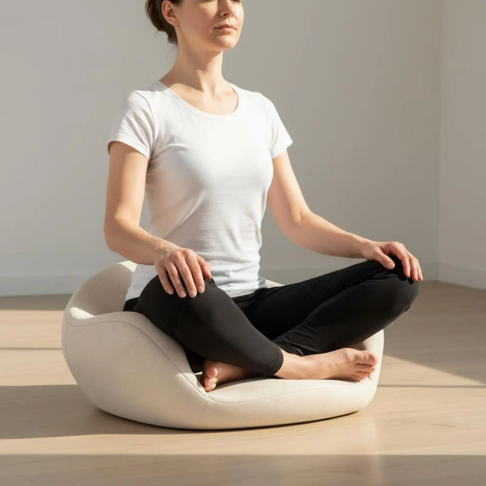 Ergonomic Meditation Pillow Non-Collapsing Cross-Legged Floor Seat for Meditators
Ergonomic Meditation Pillow Non-Collapsing Cross-Legged Floor Seat for Meditators