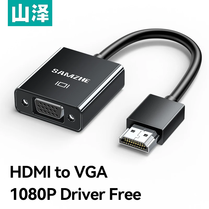 SAMZHE адаптер HDMI-VGA для PS4 конвертер «папа-мама» 1080P HDMI VGA адаптер для ТВ-приставки ПК HDMI в VGA
SAMZHE адаптер HDMI-VGA для PS4 конвертер «папа-мама» 1080P HDMI VGA адаптер для ТВ-приставки ПК HDMI в VGA