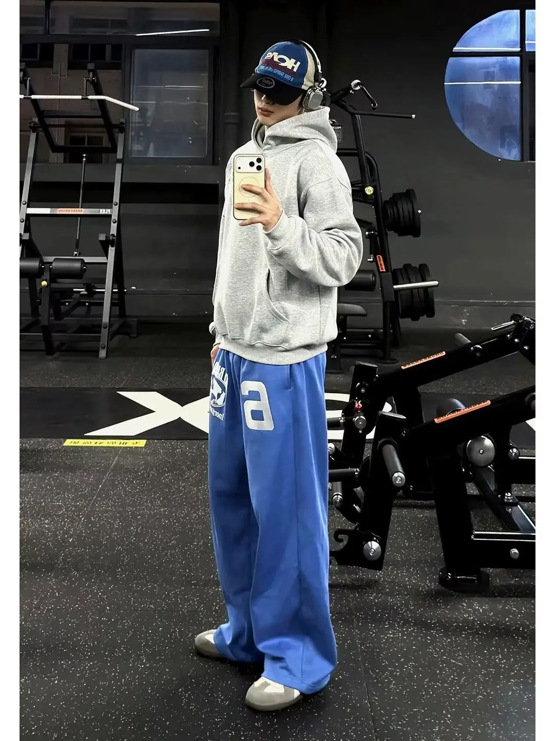 Loose Straight Leg American Sle Fitn Sports Sweatpants Men's Lazy Relaxing Knife ape Casual Pants Blue Wide Leg
Loose Straight Leg American Sle Fitn Sports Sweatpants Men's Lazy Relaxing Knife ape Casual Pants Blue Wide Leg