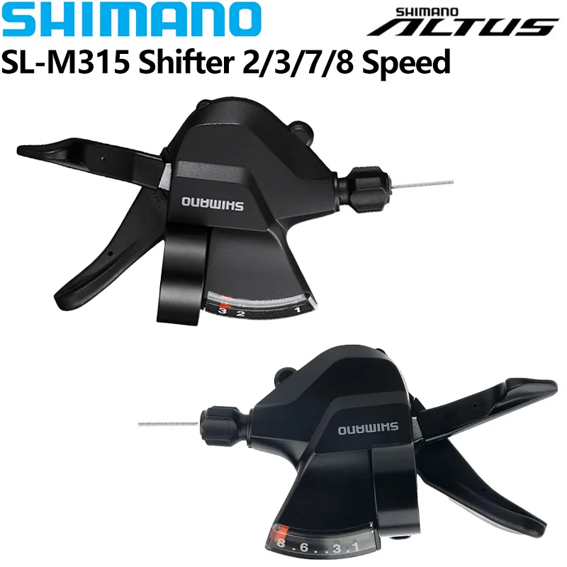 SHIMANO Altus SL-M315 MTB Shifter 2x7 2x8 3x7 3x8 Speed 2S 3S 7S 8S 14S 16S 21S 24S Mountain Bike Shift Lever Trigger Set
SHIMANO Altus SL-M315 MTB Shifter 2x7 2x8 3x7 3x8 Speed 2S 3S 7S 8S 14S 16S 21S 24S Mountain Bike Shift Lever Trigger Set