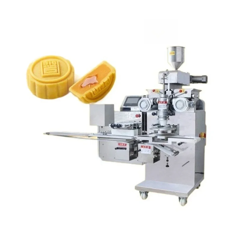 Wrapping and forming all-in-one machine 3 buckets double filling cake forming moon cake machine
Wrapping and forming all-in-one machine 3 buckets double filling cake forming moon cake machine
