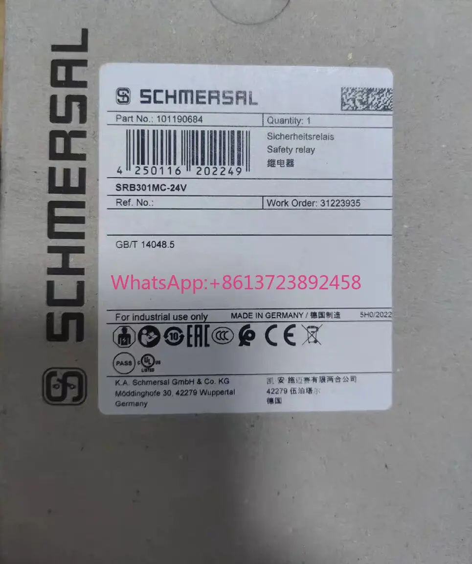Smythe Safety Relay SRB301MC-24V New
Smythe Safety Relay SRB301MC-24V New