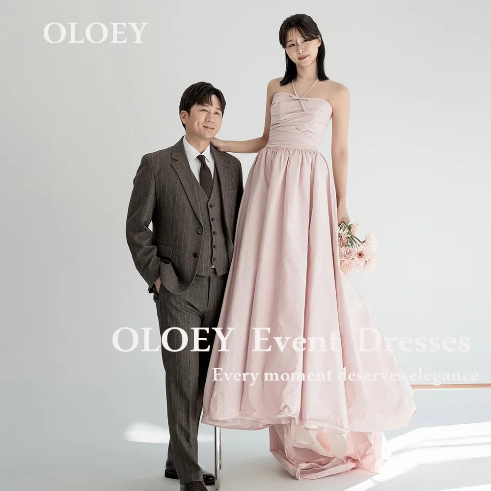 OLOEY Simple Pink A Line Prom Dresses Korea Photo Shoot Sweetheart Wedding Party Gowns with Sleeves Strap Corset Customized
OLOEY Simple Pink A Line Prom Dresses Korea Photo Shoot Sweetheart Wedding Party Gowns with Sleeves Strap Corset Customized
