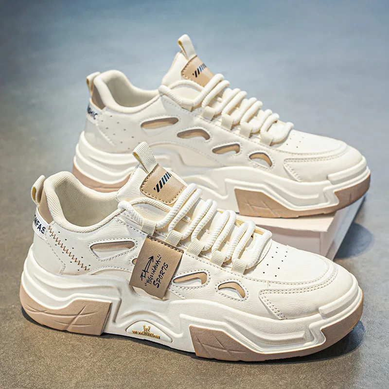 2025 New Men's Dad Shoes Thick Sole Spring Trendy Sports Shoes Korean Style Versatile Student Thick Bottom White Sneakers
2025 New Men's Dad Shoes Thick Sole Spring Trendy Sports Shoes Korean Style Versatile Student Thick Bottom White Sneakers