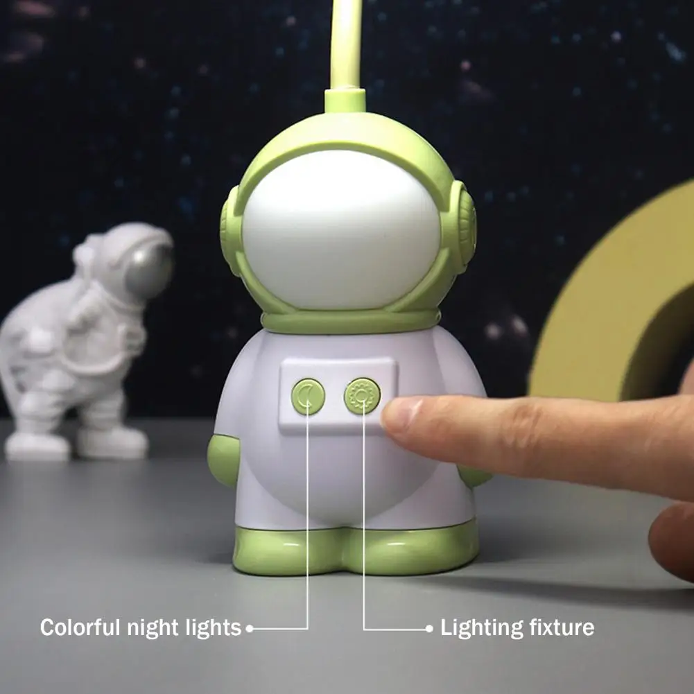 Astronaut Desk Lamp For Kids Novelty Spaceman LED Night Light With 7 Colors Nursery Bedside Lamp With Flexible Gooseneck
Astronaut Desk Lamp For Kids Novelty Spaceman LED Night Light With 7 Colors Nursery Bedside Lamp With Flexible Gooseneck