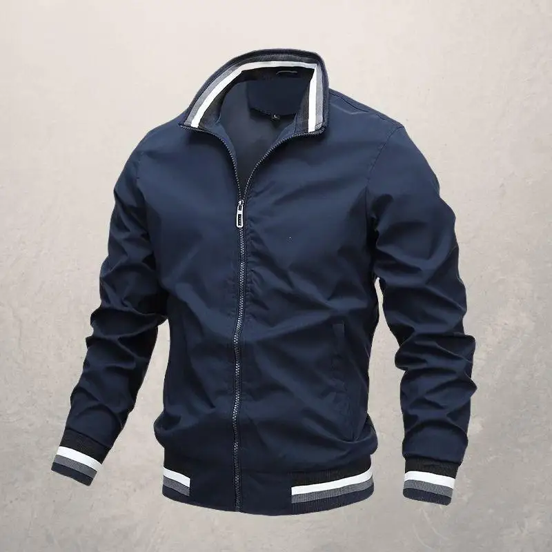 Casual Men's Jacket G 79179 Spring Outdoor Style Anti-Wrinkle PU Fabric Thin Seven-Sleeve Standard Fit Spring Season Jacket
Casual Men's Jacket G 79179 Spring Outdoor Style Anti-Wrinkle PU Fabric Thin Seven-Sleeve Standard Fit Spring Season Jacket