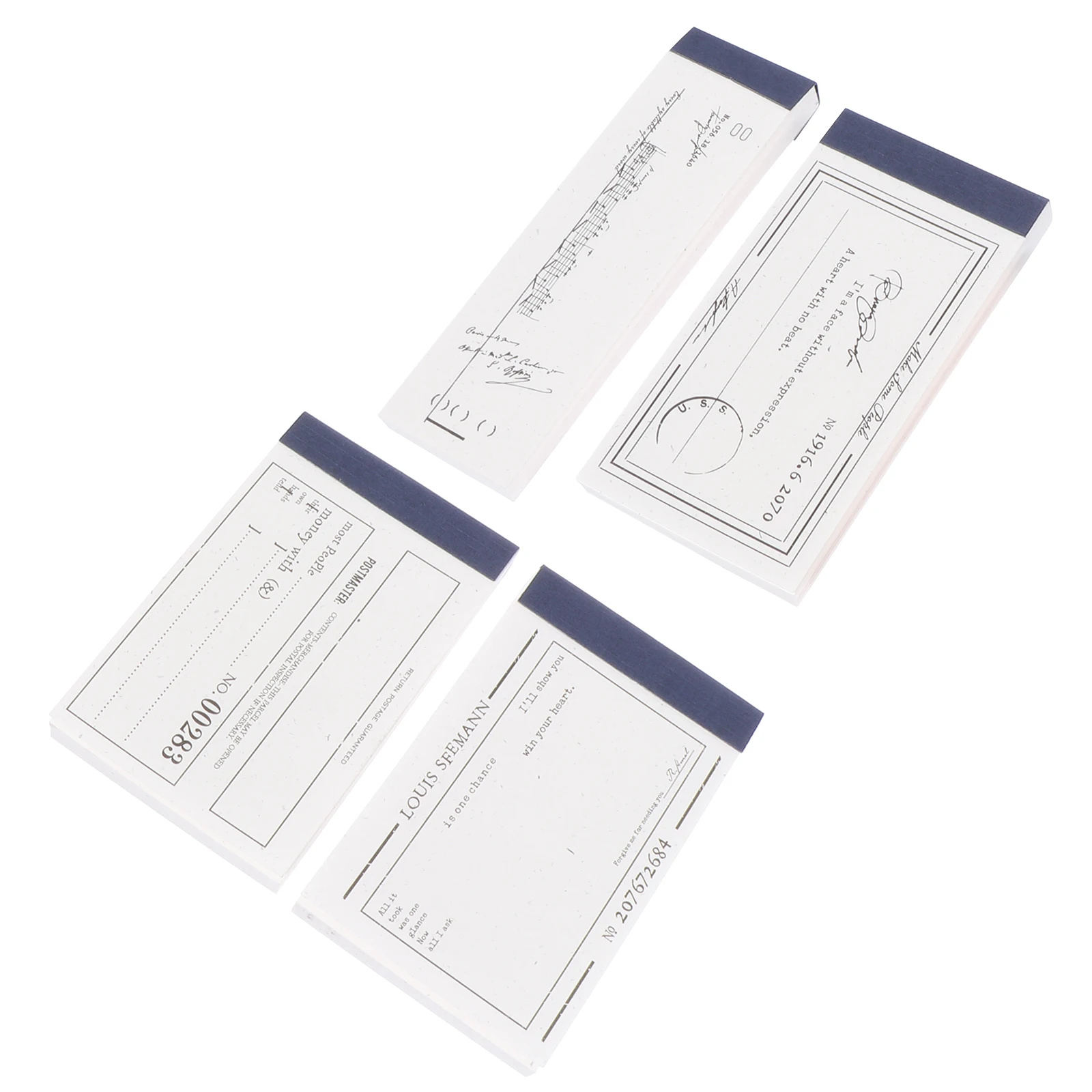 4 Pcs Planner Notepads Paper Tear Off Memo Notebooks Study Work Printing Design Students Stationery Portable Office
4 Pcs Planner Notepads Paper Tear Off Memo Notebooks Study Work Printing Design Students Stationery Portable Office