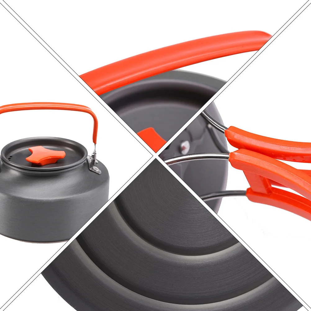 1 set 1 Camping Cookware Set Lightweight Aluminum Alloy Outdoor Cooking Set For 2-3 People Portable Camp Kitchen Kit
1 set 1 Camping Cookware Set Lightweight Aluminum Alloy Outdoor Cooking Set For 2-3 People Portable Camp Kitchen Kit