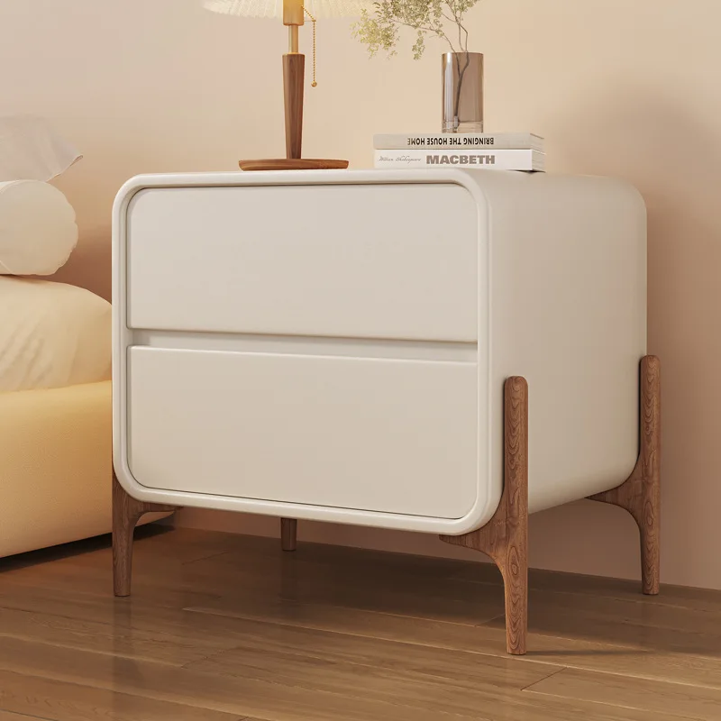 Bedside Table Solid Wood Minimalist Bedside Table Cream Style Minimalist Modern Small Household Bedroom Storage Cabinet
Bedside Table Solid Wood Minimalist Bedside Table Cream Style Minimalist Modern Small Household Bedroom Storage Cabinet