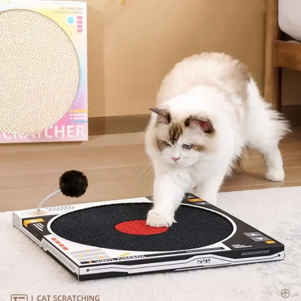 Vinyl Record Cat Scratcher Reinforced Sisal Fiber Board Protects Sofa Carpet from Cat Claws Durable Cardboard Alternative
Vinyl Record Cat Scratcher Reinforced Sisal Fiber Board Protects Sofa Carpet from Cat Claws Durable Cardboard Alternative