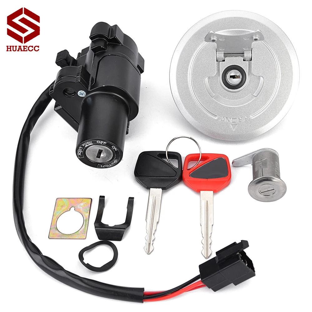 Motorcycle Ignition Switch Locks Fuel Gas Tank Cap Key Set for Honda FMX650 2005-2006 35010-MFC-640 CB250 Hornet 250
Motorcycle Ignition Switch Locks Fuel Gas Tank Cap Key Set for Honda FMX650 2005-2006 35010-MFC-640 CB250 Hornet 250