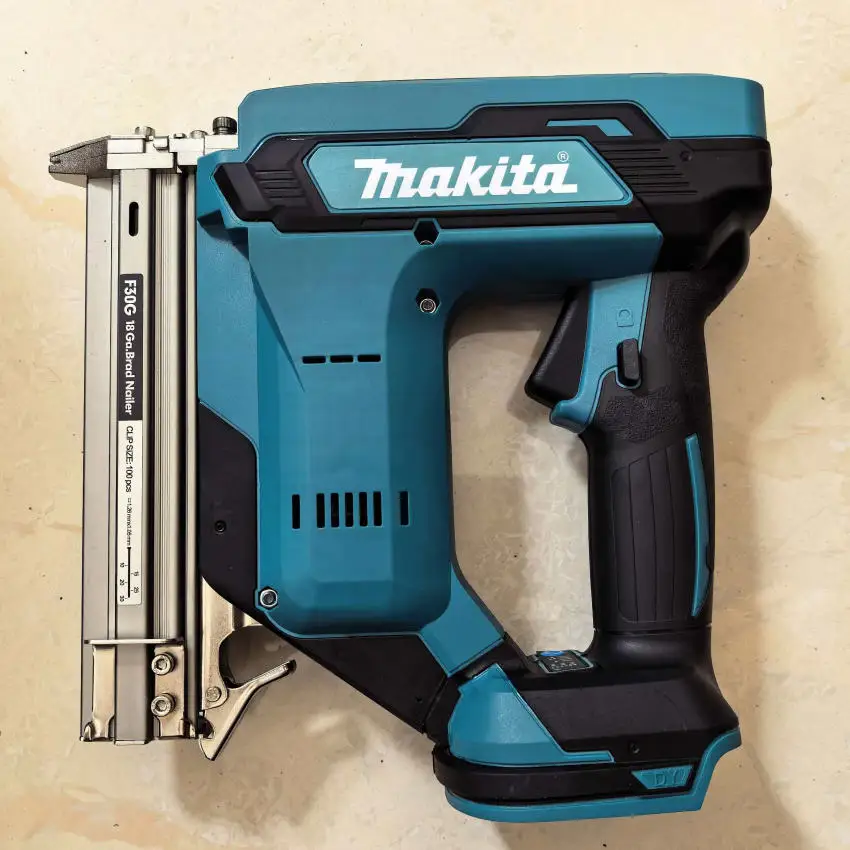 18V 6Ah Battery Makita Cordless Nail Gun 10-30mm Nails,100-Nail Capacity,,≤2.5m/s² Vibration,High-Speed&Low-Noise forWoodworking
18V 6Ah Battery Makita Cordless Nail Gun 10-30mm Nails,100-Nail Capacity,,≤2.5m/s² Vibration,High-Speed&Low-Noise forWoodworking