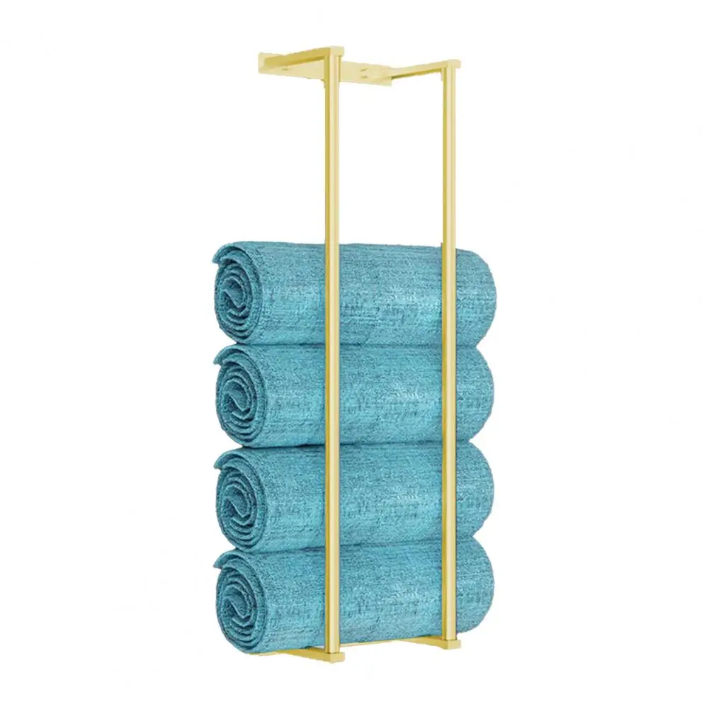 Spa Towel Rack Wall Mounted Bathroom Towel Rack Metal Towel Organizer for Rolled Towels Space-saving Storage for Small Bathrooms
Spa Towel Rack Wall Mounted Bathroom Towel Rack Metal Towel Organizer for Rolled Towels Space-saving Storage for Small Bathrooms