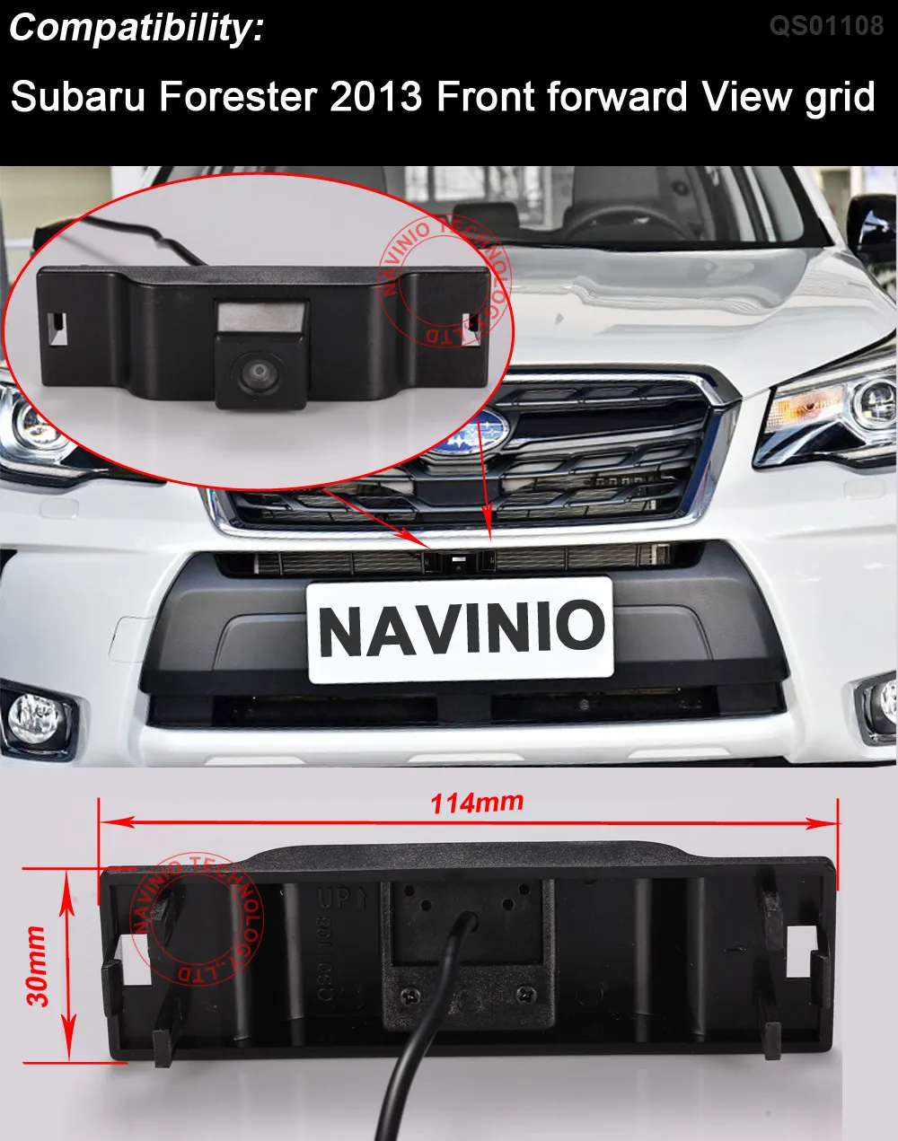 Центровая парковочная камера CCD для Subaru Forester 2013, передняя камера с видом вперед и сеткой для визуализации парковки
Центровая парковочная камера CCD для Subaru Forester 2013, передняя камера с видом вперед и сеткой для визуализации парковки