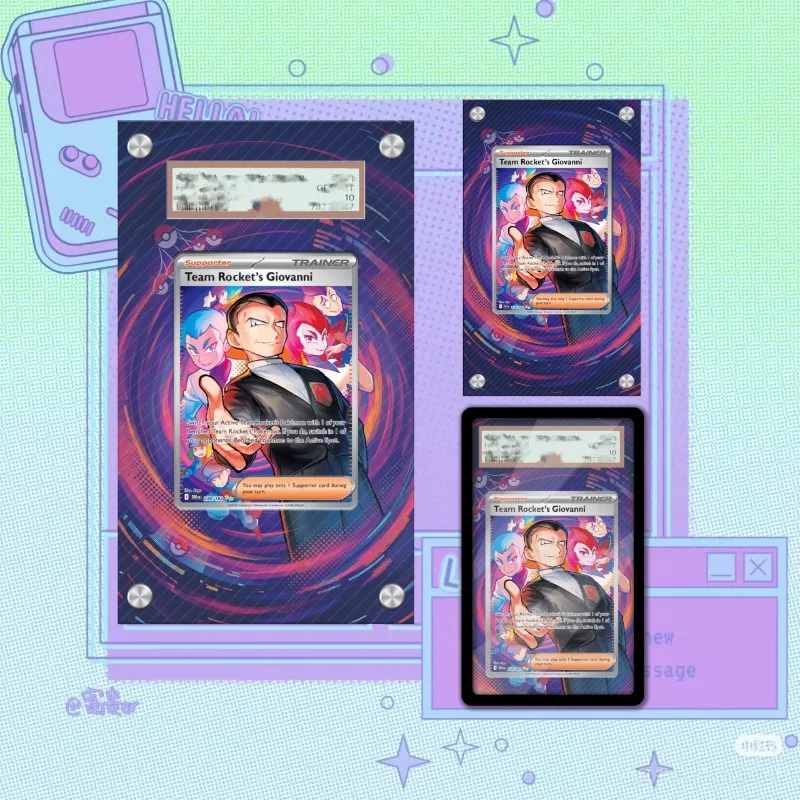 For Pokemon Card Display PTCG Team Rockets Giovanni Art Display Acrylic Protective Case Anime Game Expand Art Fans Gifts
For Pokemon Card Display PTCG Team Rockets Giovanni Art Display Acrylic Protective Case Anime Game Expand Art Fans Gifts