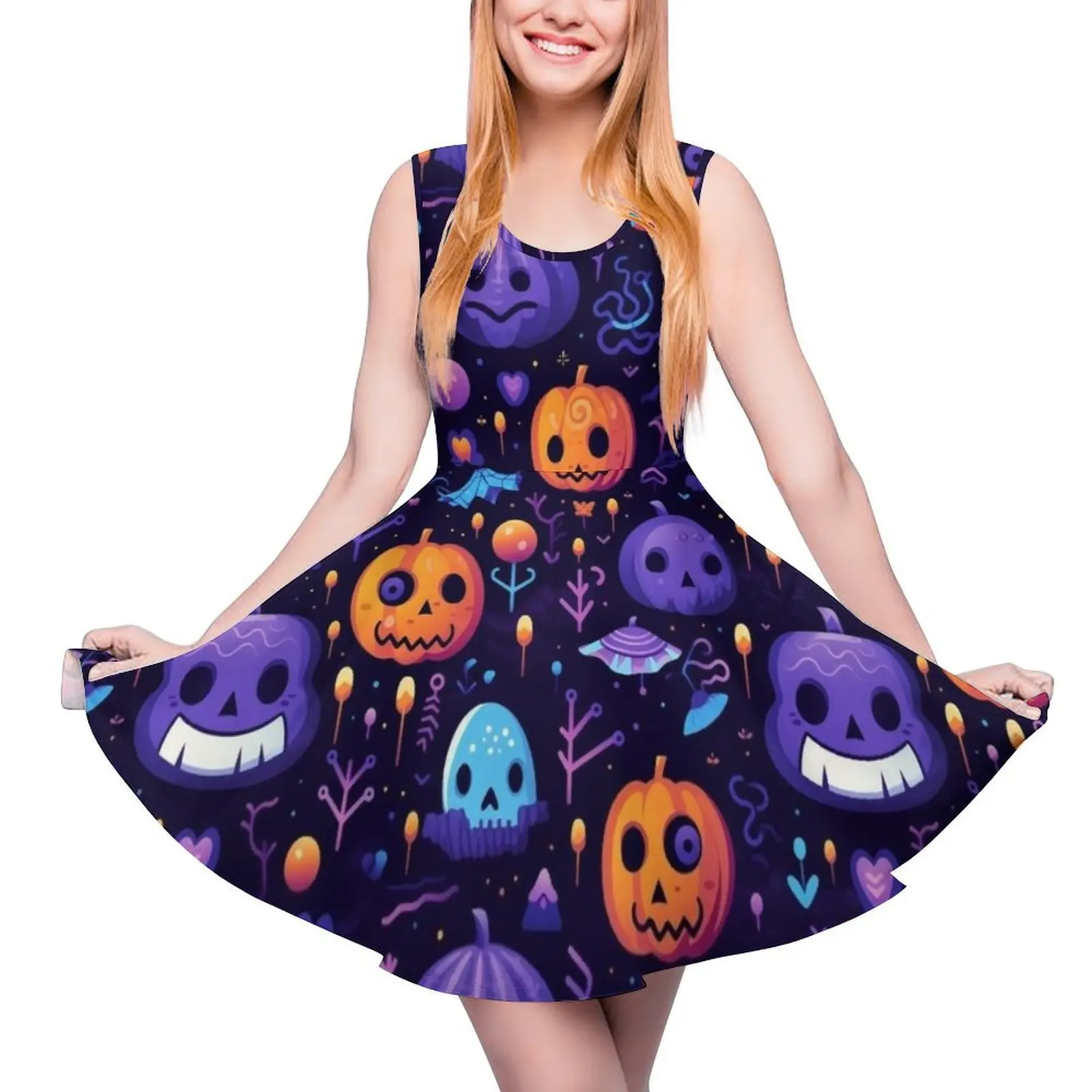 Pumpkins Halloween seamless pattern V.2 Sleeveless Dress dresses for special events elegant dresses for women Elegant gowns
Pumpkins Halloween seamless pattern V.2 Sleeveless Dress dresses for special events elegant dresses for women Elegant gowns