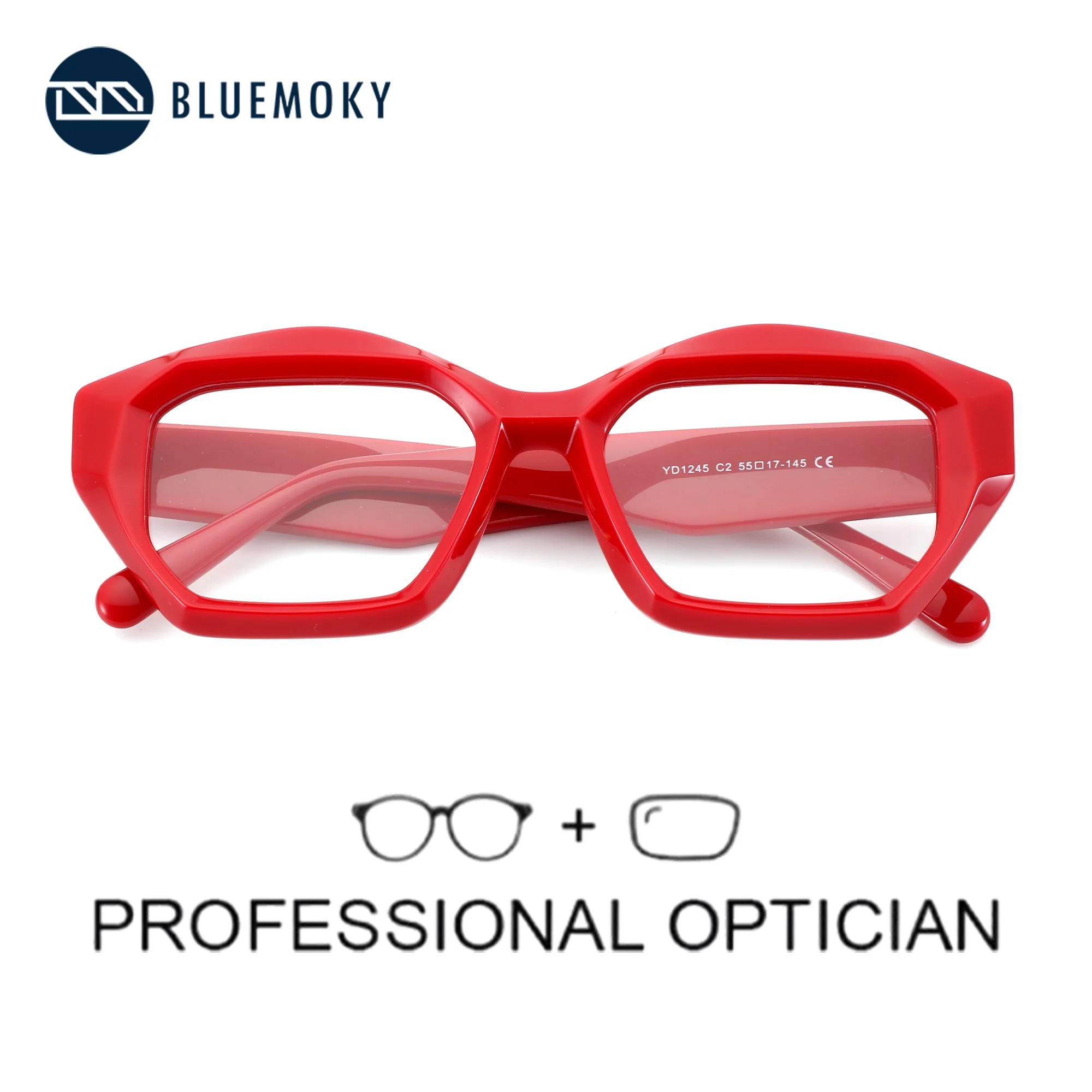 BLUEMOKY M Size Acetate Polygon Prescription Glasses For Women Progressive Optical Eyeglasses Photochromic Eyewear
BLUEMOKY M Size Acetate Polygon Prescription Glasses For Women Progressive Optical Eyeglasses Photochromic Eyewear