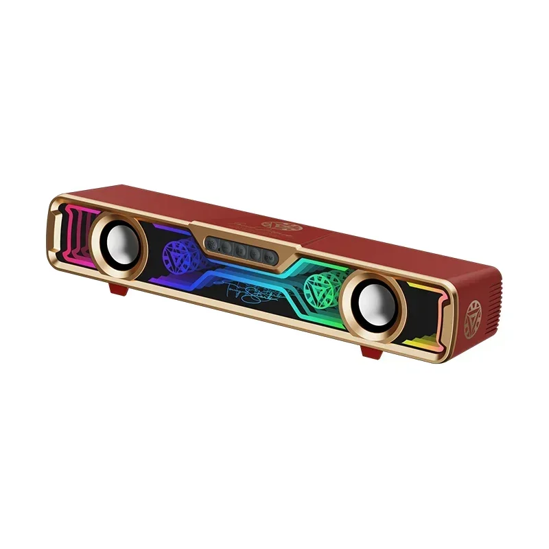 MARVEL 3D Stereo Wireless Bluetooth Speakers RGB Backlight HiFi Subwoofer Surround Soundbar Home Theater Computer Gaming Speaker
MARVEL 3D Stereo Wireless Bluetooth Speakers RGB Backlight HiFi Subwoofer Surround Soundbar Home Theater Computer Gaming Speaker