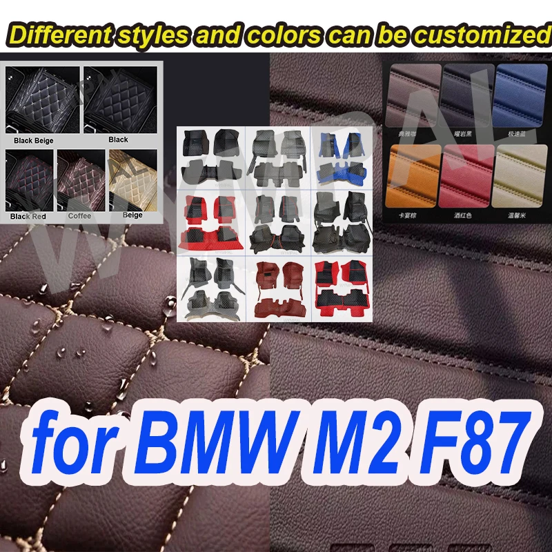 Роскошный автомобильный коврик для BMW M2 F87 2016 ~ 2021 5 мест водонепроницаемые подушечки автомобильные коврики Cubre Pisos Para Autos автомобильные аксессуары
Роскошный автомобильный коврик для BMW M2 F87 2016 ~ 2021 5 мест водонепроницаемые подушечки автомобильные коврики Cubre Pisos Para Autos автомобильные аксессуары