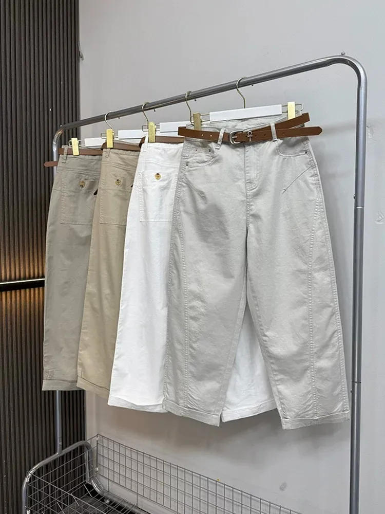 Jeans Spring Summer New Thin High Waist Curved Leg Women Chic Cute Loose Slimming Cropped Harem Versatile Casual Trousers
Jeans Spring Summer New Thin High Waist Curved Leg Women Chic Cute Loose Slimming Cropped Harem Versatile Casual Trousers