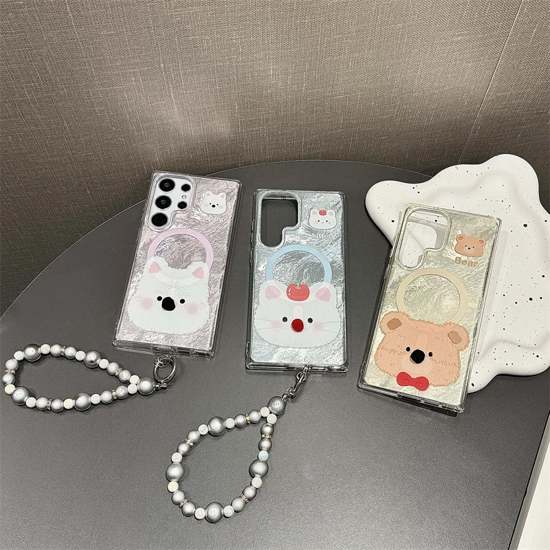 Simple Cartoon Animal Magnetic Phone Case for Samsung Galaxy S22 S23 S24 Ultra S24+ S24 Plus Cover Case
Simple Cartoon Animal Magnetic Phone Case for Samsung Galaxy S22 S23 S24 Ultra S24+ S24 Plus Cover Case