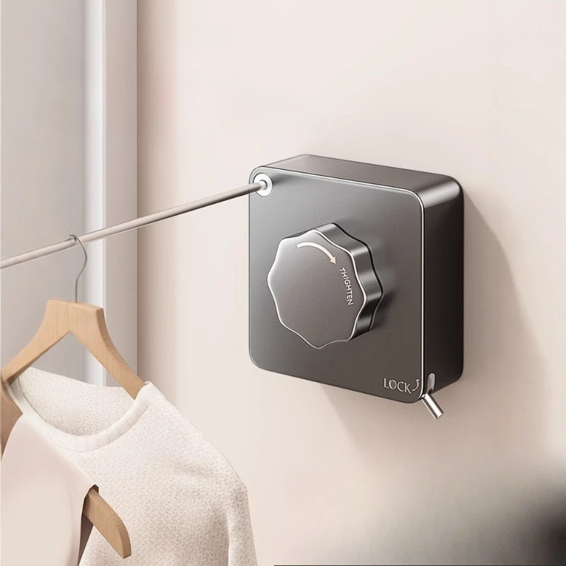 Retractable Clothesline Indoor Drying Rack No Drill Expandable Stainless Steel Wire Laundry Hanger Space Saving Garment Dryer
Retractable Clothesline Indoor Drying Rack No Drill Expandable Stainless Steel Wire Laundry Hanger Space Saving Garment Dryer