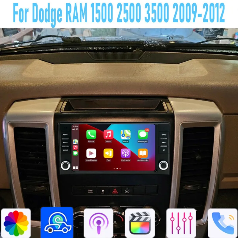 7‘’ For Dodge RAM 1500 2500 3500 Android Auto Radio Carplay Car Stereo GPS Navigation Multimedia Player Screen Radio Headunit
7‘’ For Dodge RAM 1500 2500 3500 Android Auto Radio Carplay Car Stereo GPS Navigation Multimedia Player Screen Radio Headunit
