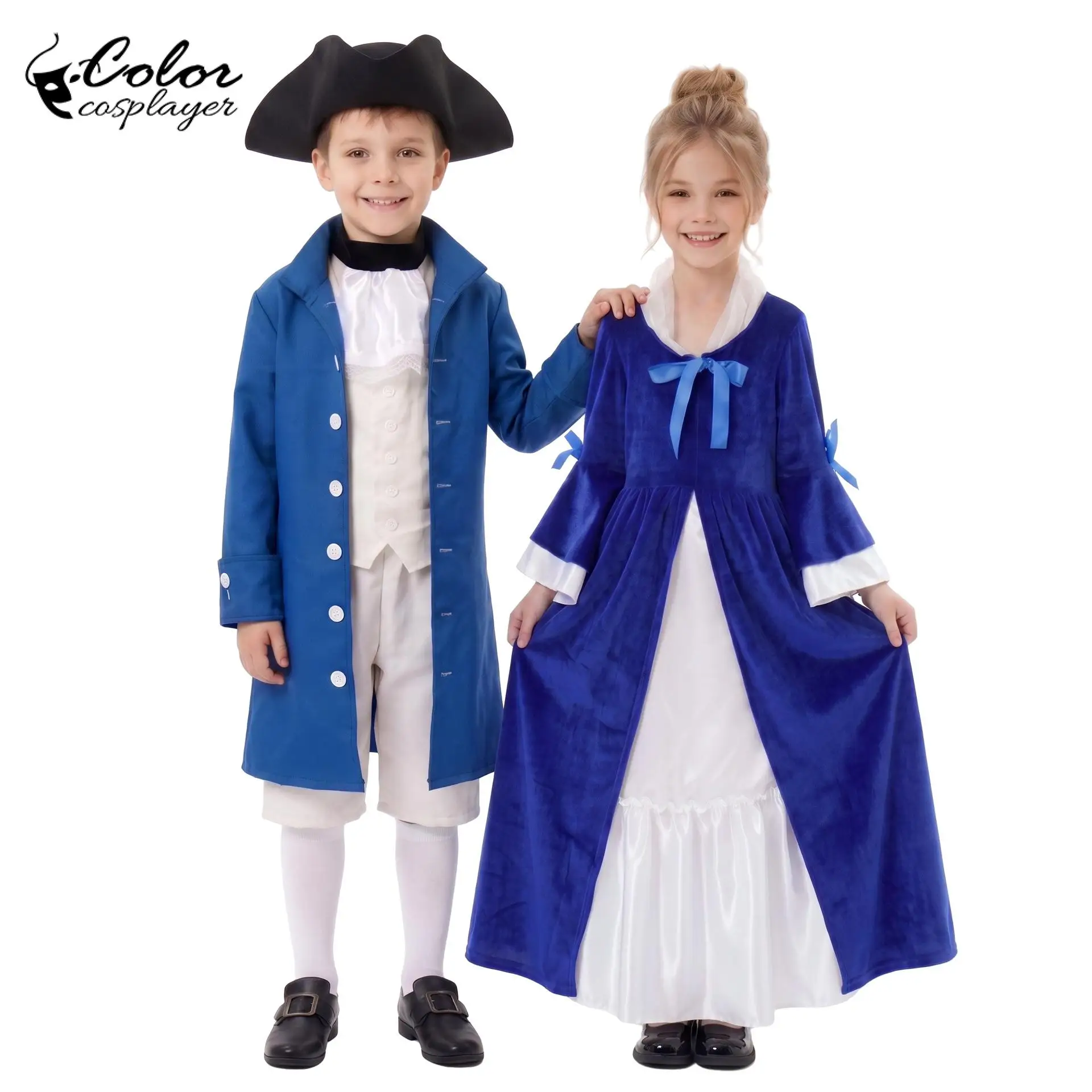 Medieval Costume Colonial Governor Outfits Renaissance Dress Carnival School Play Performance Colonial Nobleman Costume
Medieval Costume Colonial Governor Outfits Renaissance Dress Carnival School Play Performance Colonial Nobleman Costume