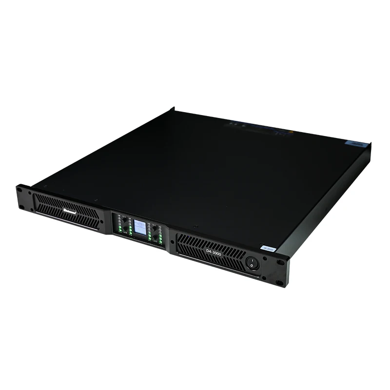 D4-3000 Temperature Mon toring Display Led 4 X 6500W 2Ohms High Efficient Class D Amplifier Professional
D4-3000 Temperature Mon toring Display Led 4 X 6500W 2Ohms High Efficient Class D Amplifier Professional
