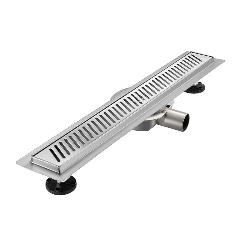 Bathroom stainless steel 304 linear shower drain with 360 degree rotating siphon
Bathroom stainless steel 304 linear shower drain with 360 degree rotating siphon