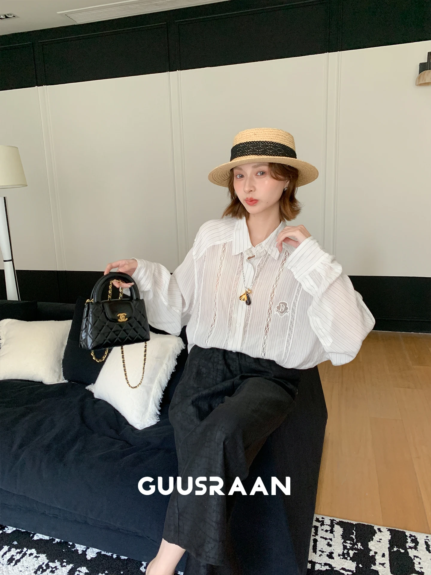 Цветная тканая полосатая женская блузка средней длины свободного кроя из вискозного шелка для офиса, осенняя модная женская блузка
Цветная тканая полосатая женская блузка средней длины свободного кроя из вискозного шелка для офиса, осенняя модная женская блузка