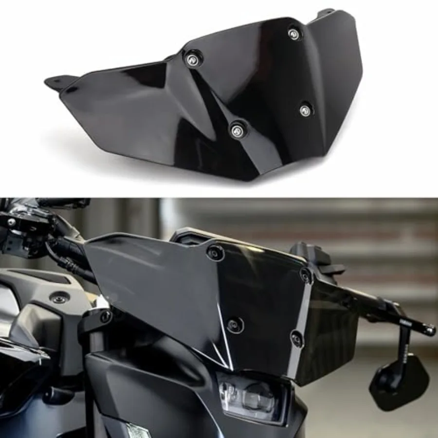 Motorcycle windshield deflectors for Yamaha MT-09 2024+,acrylic material, black, aerodynamic airflow control and reduced wind b
Motorcycle windshield deflectors for Yamaha MT-09 2024+,acrylic material, black, aerodynamic airflow control and reduced wind b