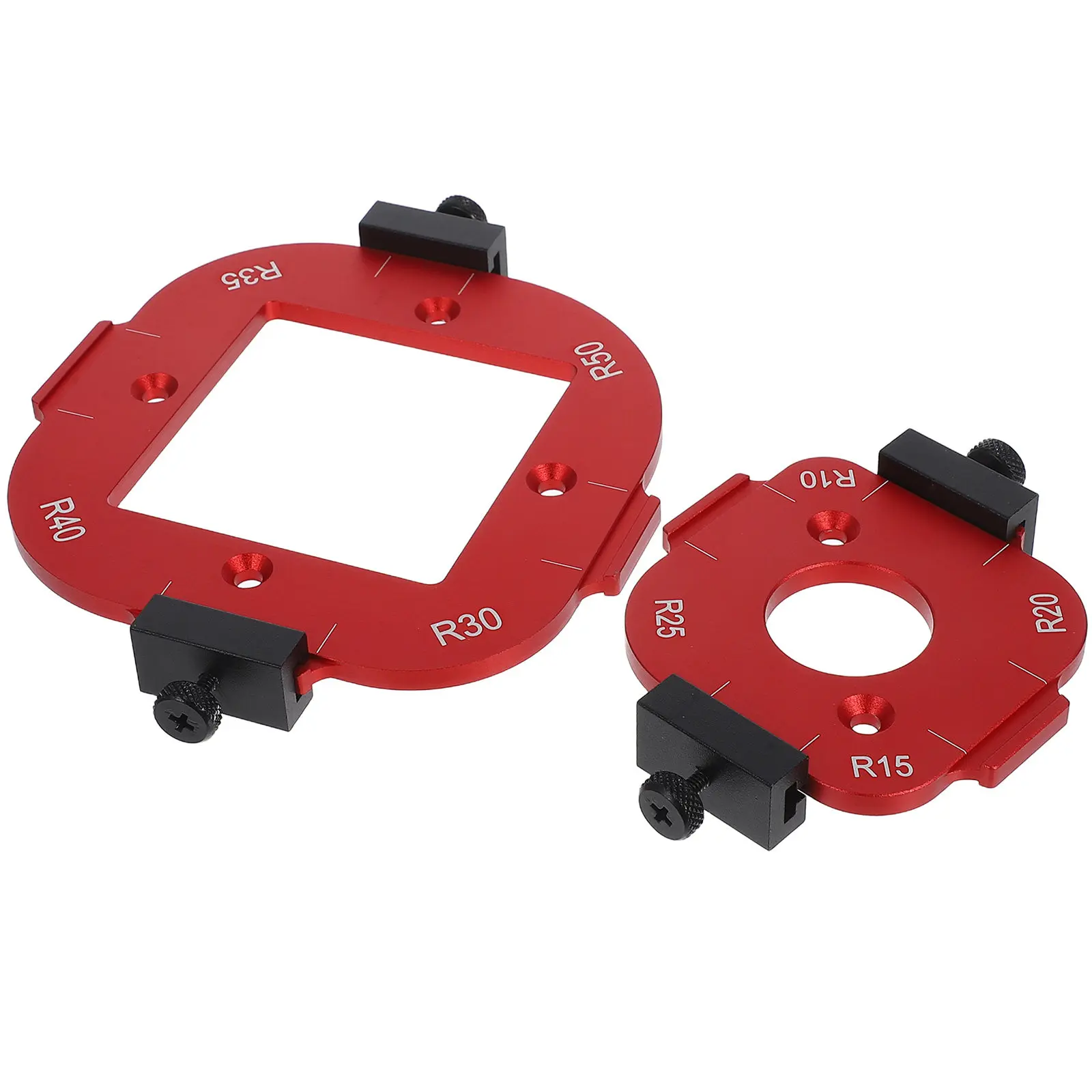 2Pcs Red Metal Router Circle Cutting Jig for Woodworking Round Corner Templates DIY Cabinet Table Edge Finishing Corner Rounder
2Pcs Red Metal Router Circle Cutting Jig for Woodworking Round Corner Templates DIY Cabinet Table Edge Finishing Corner Rounder