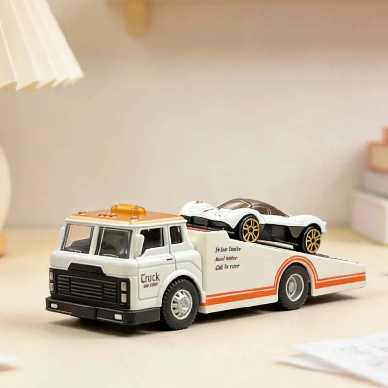 1:50 Scale Flatbed Tow Truck Diecast Alloy Model Road Trailer Transport Vehicle for Collection Gift Home Decor Ornament
1:50 Scale Flatbed Tow Truck Diecast Alloy Model Road Trailer Transport Vehicle for Collection Gift Home Decor Ornament