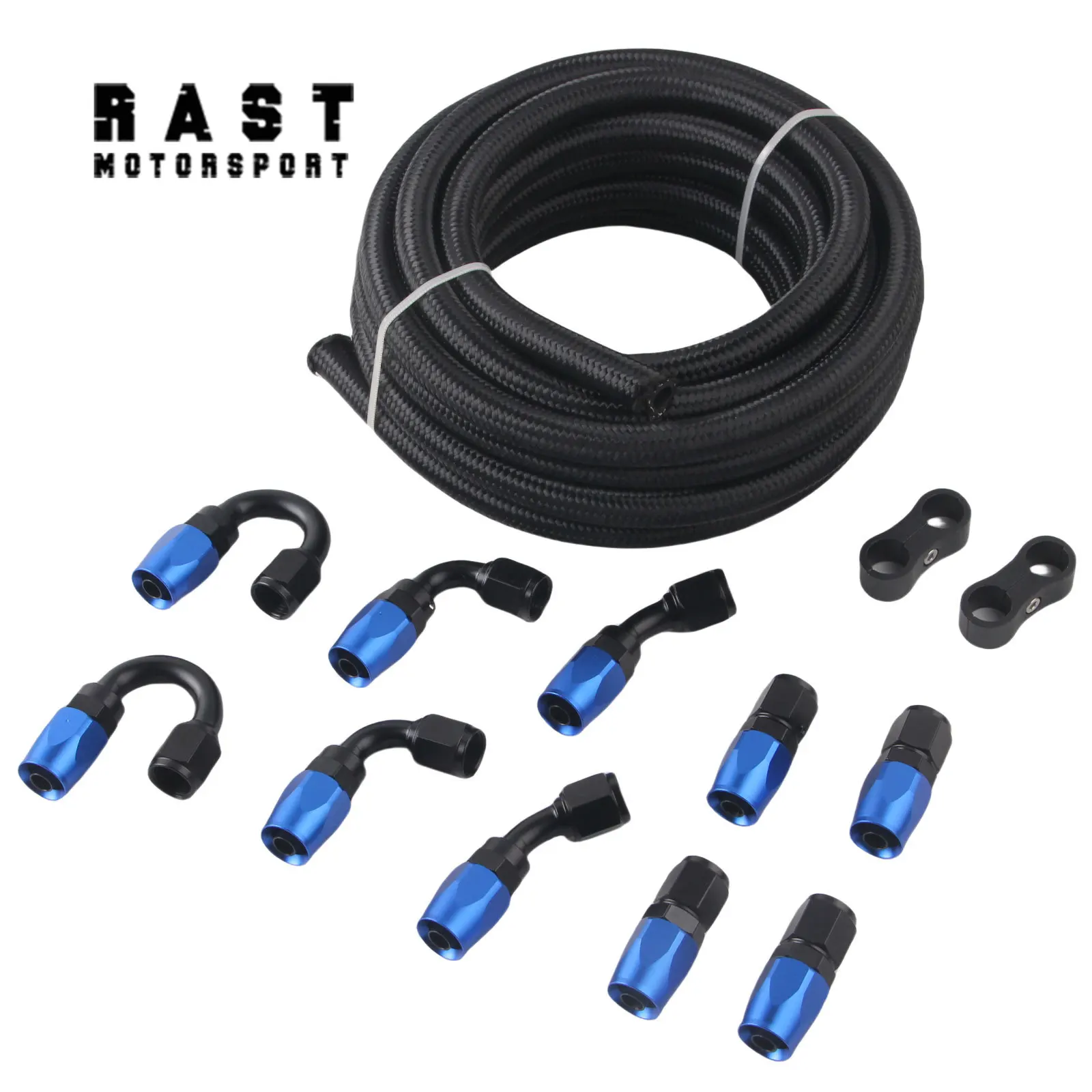 For Oil Coolant Line Radiator Connection Universal 20FT AN6 Fuel Line Kit CPE rubber Nylon Hose with Swivel Hose End Fitting
For Oil Coolant Line Radiator Connection Universal 20FT AN6 Fuel Line Kit CPE rubber Nylon Hose with Swivel Hose End Fitting