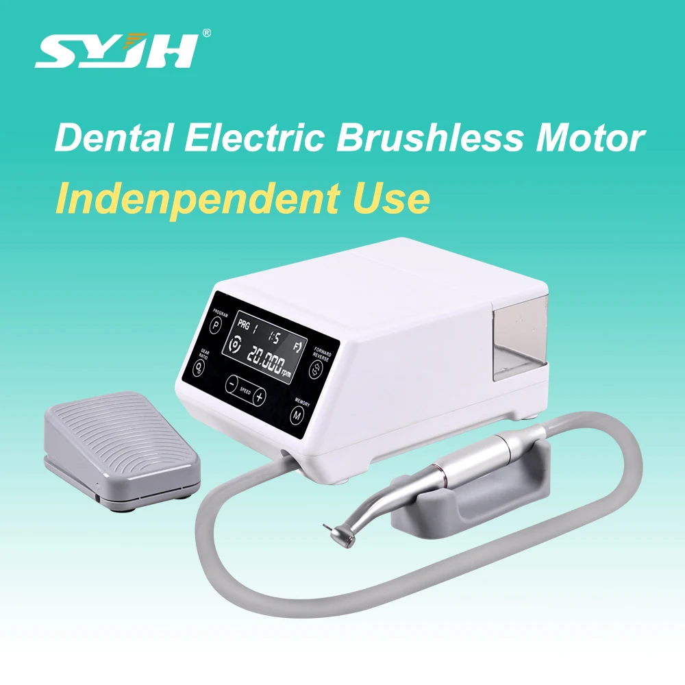 SYJH Indenpendent Use Dental LED Brushless Micromotor Electric Micromotor 1:1/1:5/16:1 Fiber Optic Handpiece Dentistry Tools
SYJH Indenpendent Use Dental LED Brushless Micromotor Electric Micromotor 1:1/1:5/16:1 Fiber Optic Handpiece Dentistry Tools