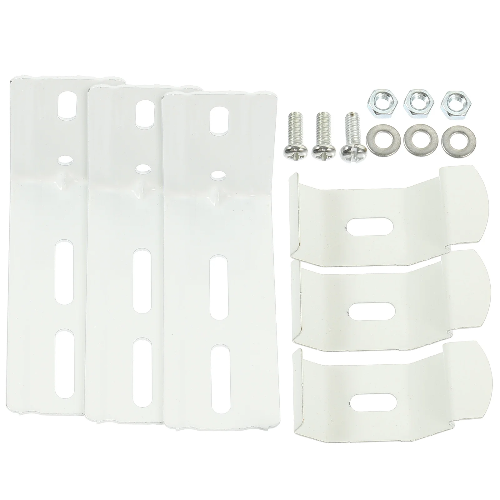 3 Pairs Vertical Blind Brackets 3 Inch L Shaped Iron POM Flexible Curtain Track Window Hardware Accessories
3 Pairs Vertical Blind Brackets 3 Inch L Shaped Iron POM Flexible Curtain Track Window Hardware Accessories