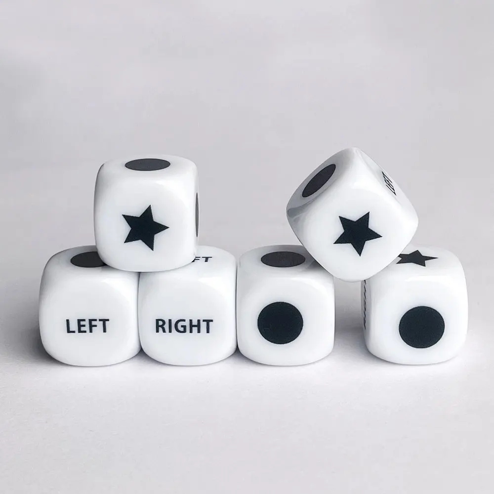50 шт. 16-мм кубики на заказ из органического материала с УФ-печатью логотипа и текста, персонализированные аксессуары для настольных игр
50 шт. 16-мм кубики на заказ из органического материала с УФ-печатью логотипа и текста, персонализированные аксессуары для настольных игр